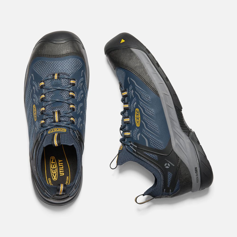 Zapatos de Trabajo Keen Mexico Azul Marino - Hombre Flint Ii Sport (Carbon-Fiber Toe) - HW1865423